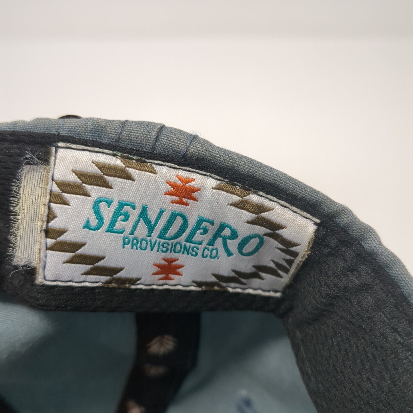 Sendero Provisions Co. Since 2014 Baseball Cap Blue One Size Adjustable Rope