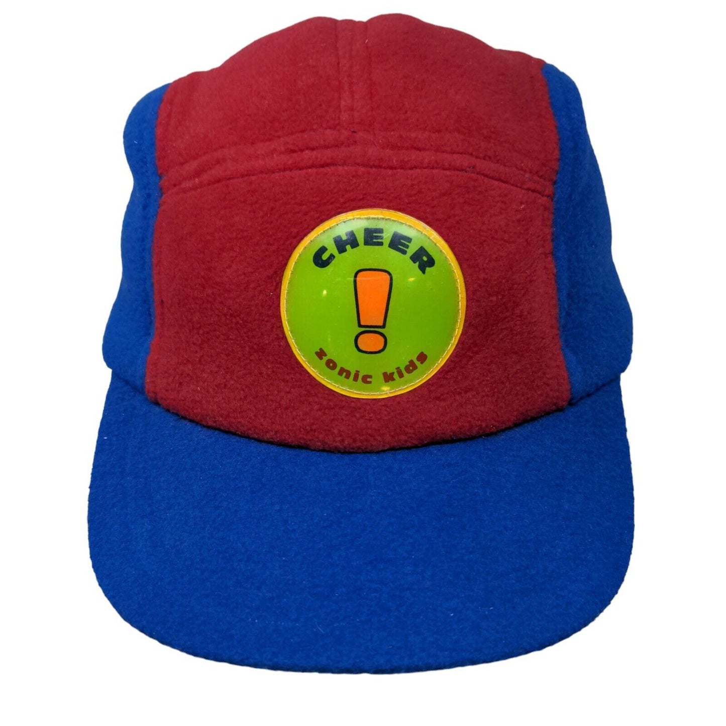 Cheer Zonic Kids Patch Slideback Hat Multi One Size Fleece Colorblock