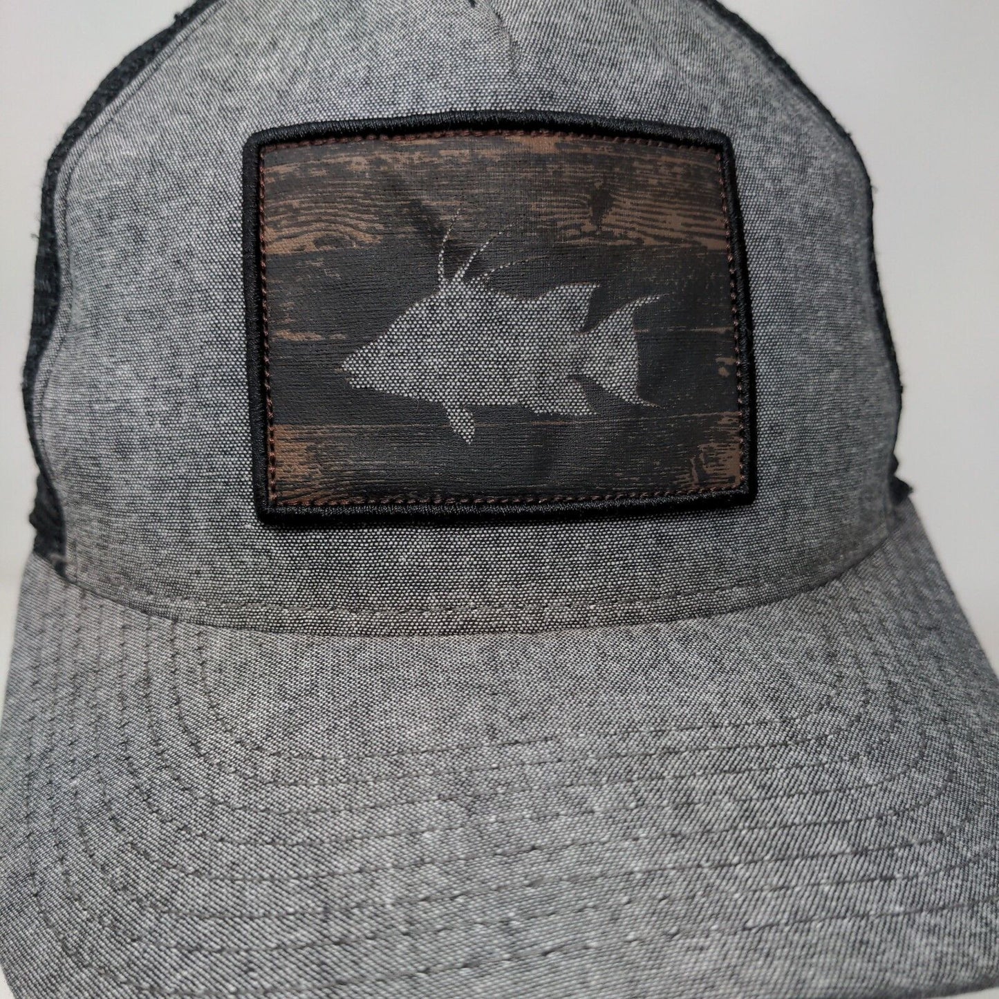 Boaters Republic Snapback Trucker Hat Gray One Size Adjustable Mesh Back