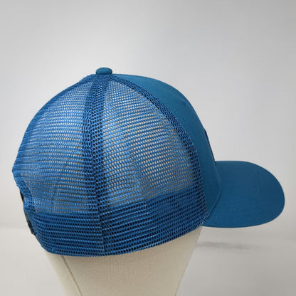 Patagonia Trucker Hat Blue One Size Mesh Back Snapback Fitz Roy Mountain