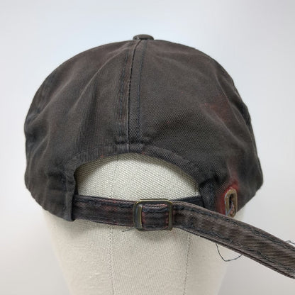 Yupoong Baseball Cap Black One Size Redfish Lake Floral Embroidered Cotton Hat