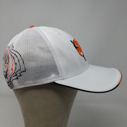 Reebok NFL Mesh Back Hat White OSFA Cincinnati Bengals Embroidered Logo Vintage