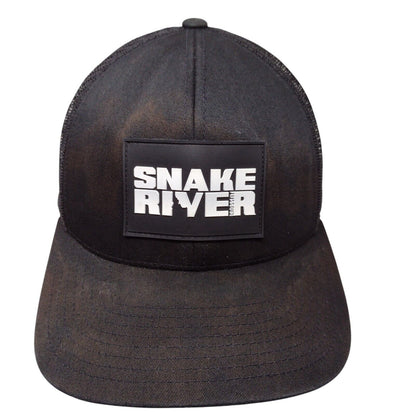 Snake River CrossFit Patch Snapback Trucker Hat Black OSFA Mesh Back