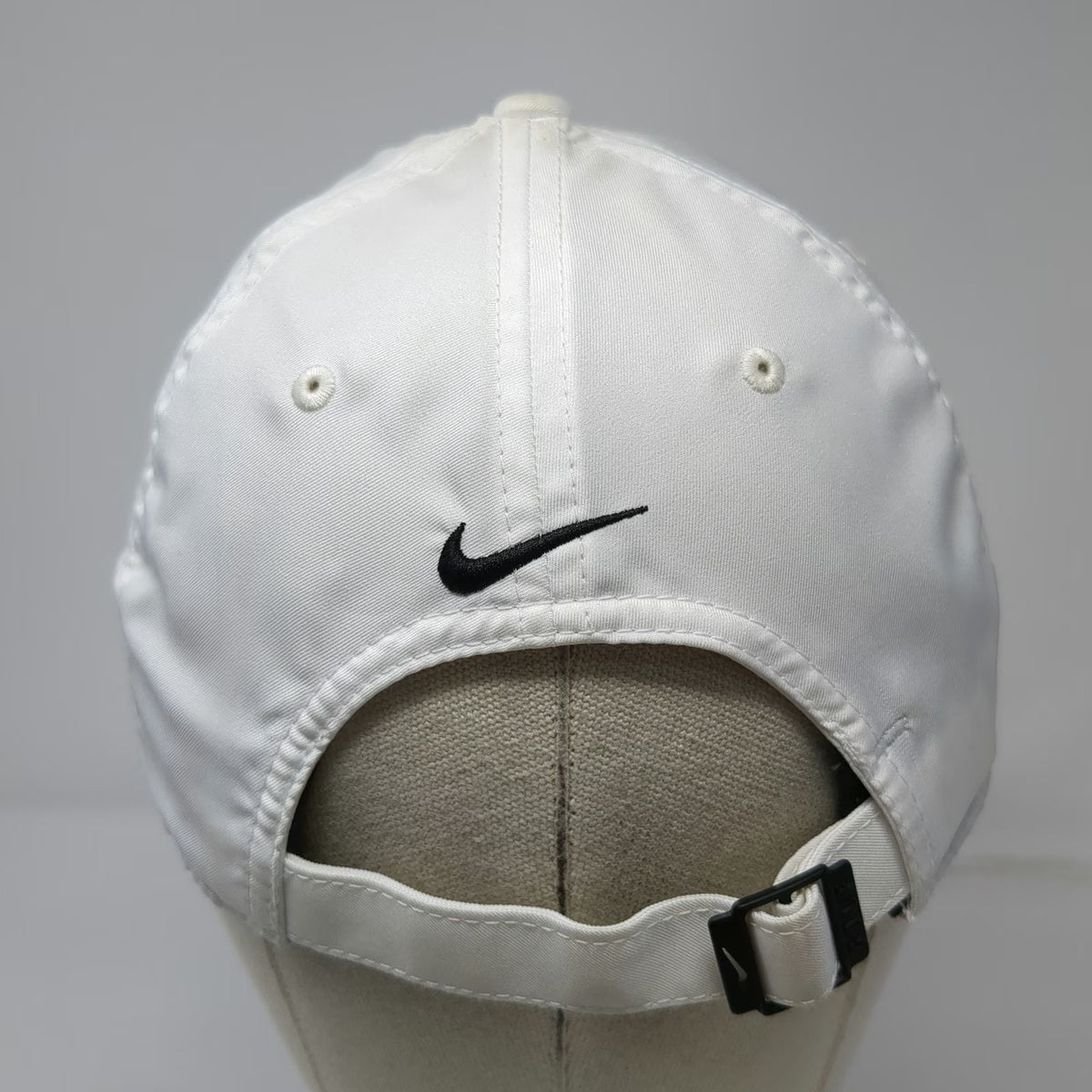 Nike Baseball Cap White One Size Dri-FIT Legacy91 Swoosh Logo Adjustable Hat