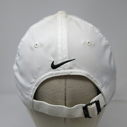 Nike Baseball Cap White One Size Dri-FIT Legacy91 Swoosh Logo Adjustable Hat