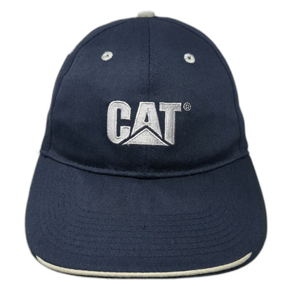 Caterpillar Baseball Cap Blue One Size Strapback CAT Logo Embroidered Work Hat