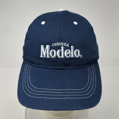 Cerveza Modelo Strapback Hat Blue One Size Adjustable Embroidered