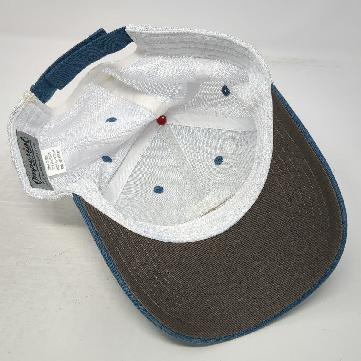 Imperial The Bridges Baseball Cap Blue One Size Mesh Back Strapback Logo Hat