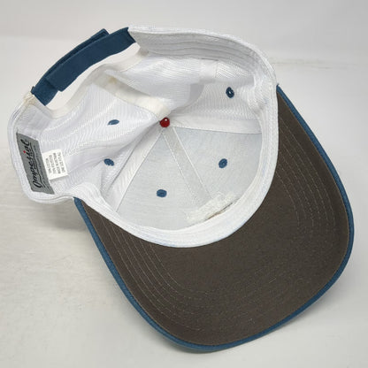 Imperial The Bridges Baseball Cap Blue One Size Mesh Back Strapback Logo Hat