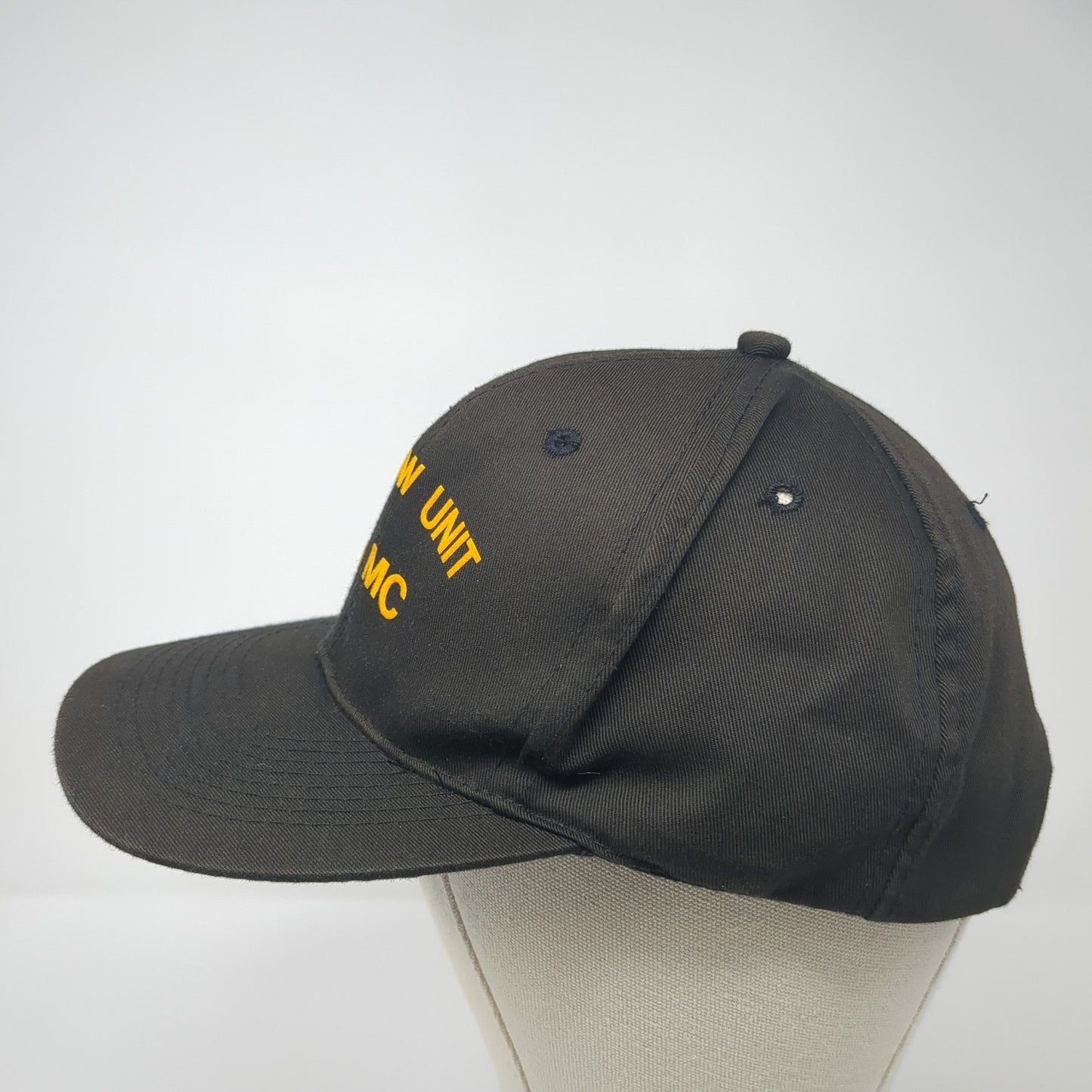 MIA/POW UNIT Hq MC Snapback Hat Black One Size Adjustable Solid Otto