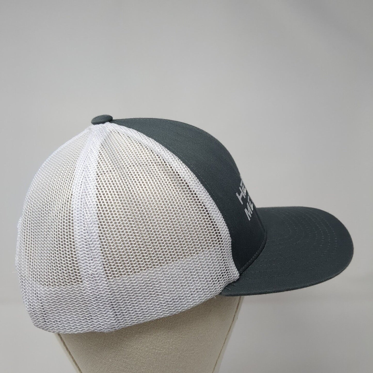 Hercules Metals Corp Snapback Trucker Hat Gray One Size Mesh Pacific Headwear