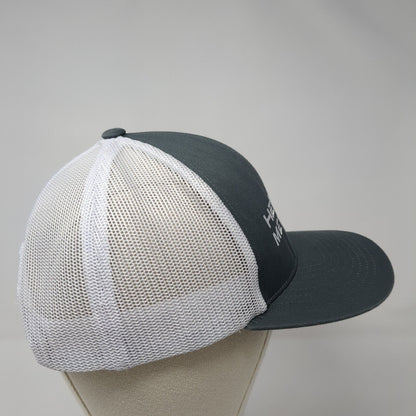 Hercules Metals Corp Snapback Trucker Hat Gray One Size Mesh Pacific Headwear