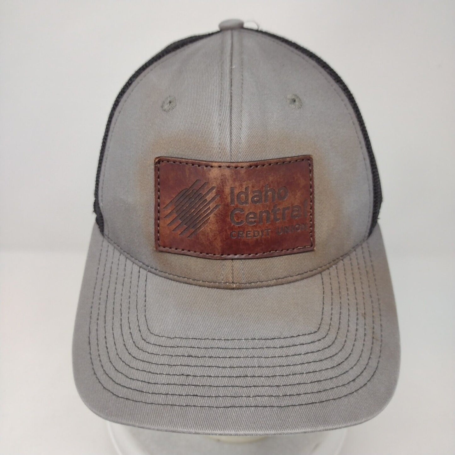 Idaho Central Credit Union Snapback Trucker Hat Gray OSFA Outdoor Cap