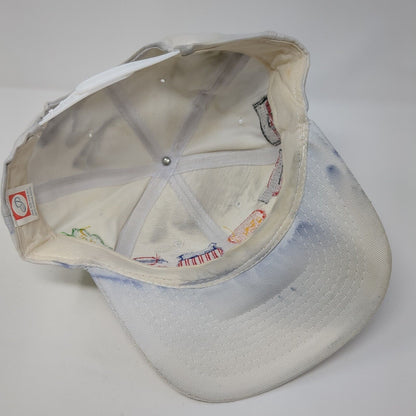 Union Pacific Snapback Hat White One Size Adjustable Embroidered