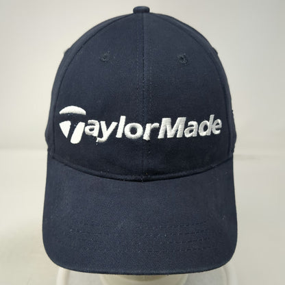 TaylorMade Baseball Cap Blue One Size J&L Electric Logo Adjustable Slideback Hat