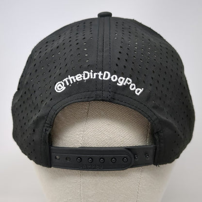 Zapped Dirt Dogs Podcast Mesh Trucker Hat Black One Size Rope Snapback Logo