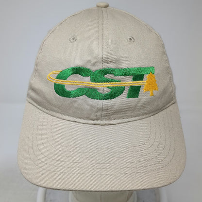 Apollo USA Baseball Cap Beige One Size CST Pine Tree Logo Embroidered Hat Curved