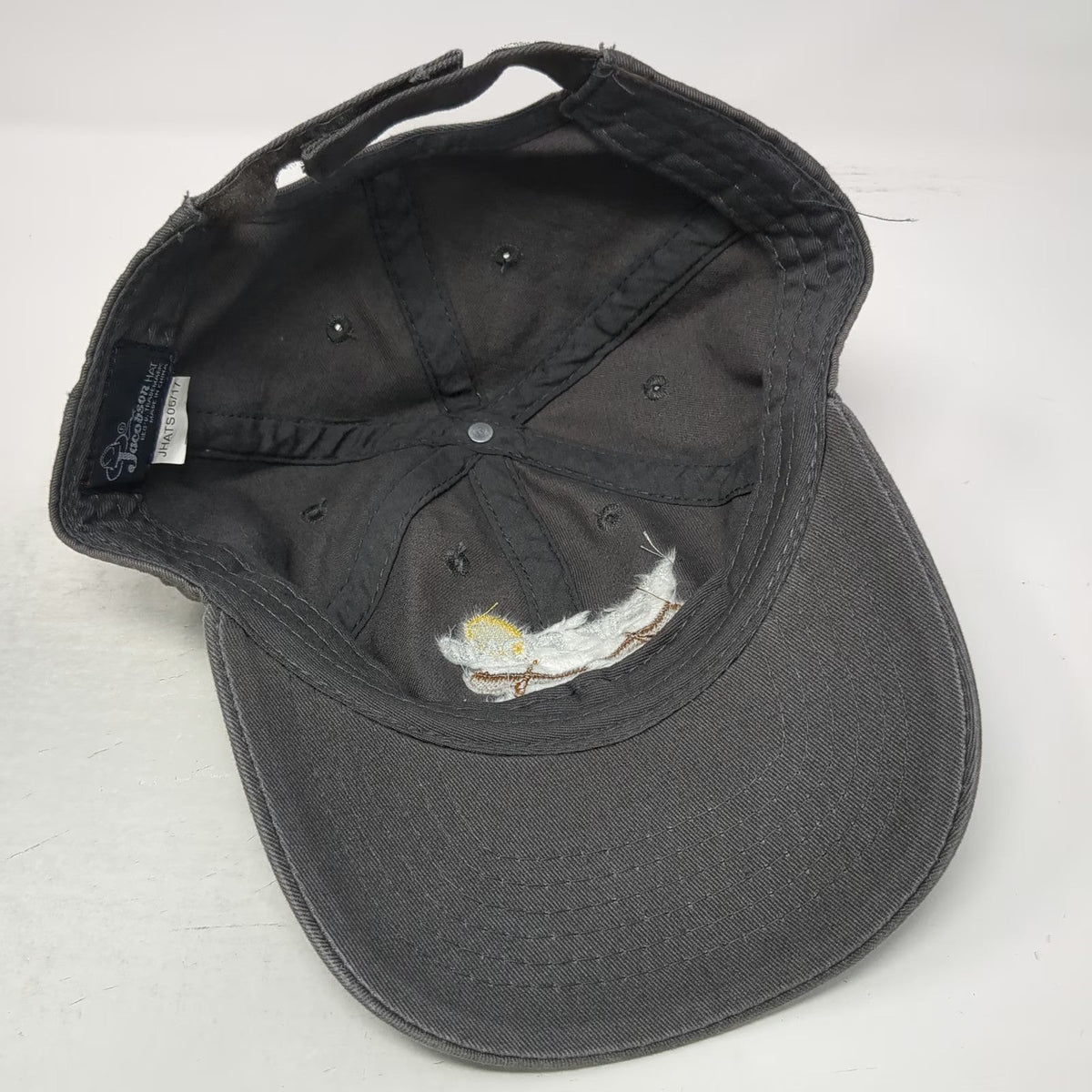 Jacobson Hat Trap Pond State Park Gray One Size Baseball Cap Strapback Canoe