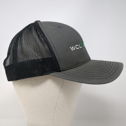 Richardson Trucker Hat Gray One Size WCL Group Oil Rig Graphic Snapback Mesh