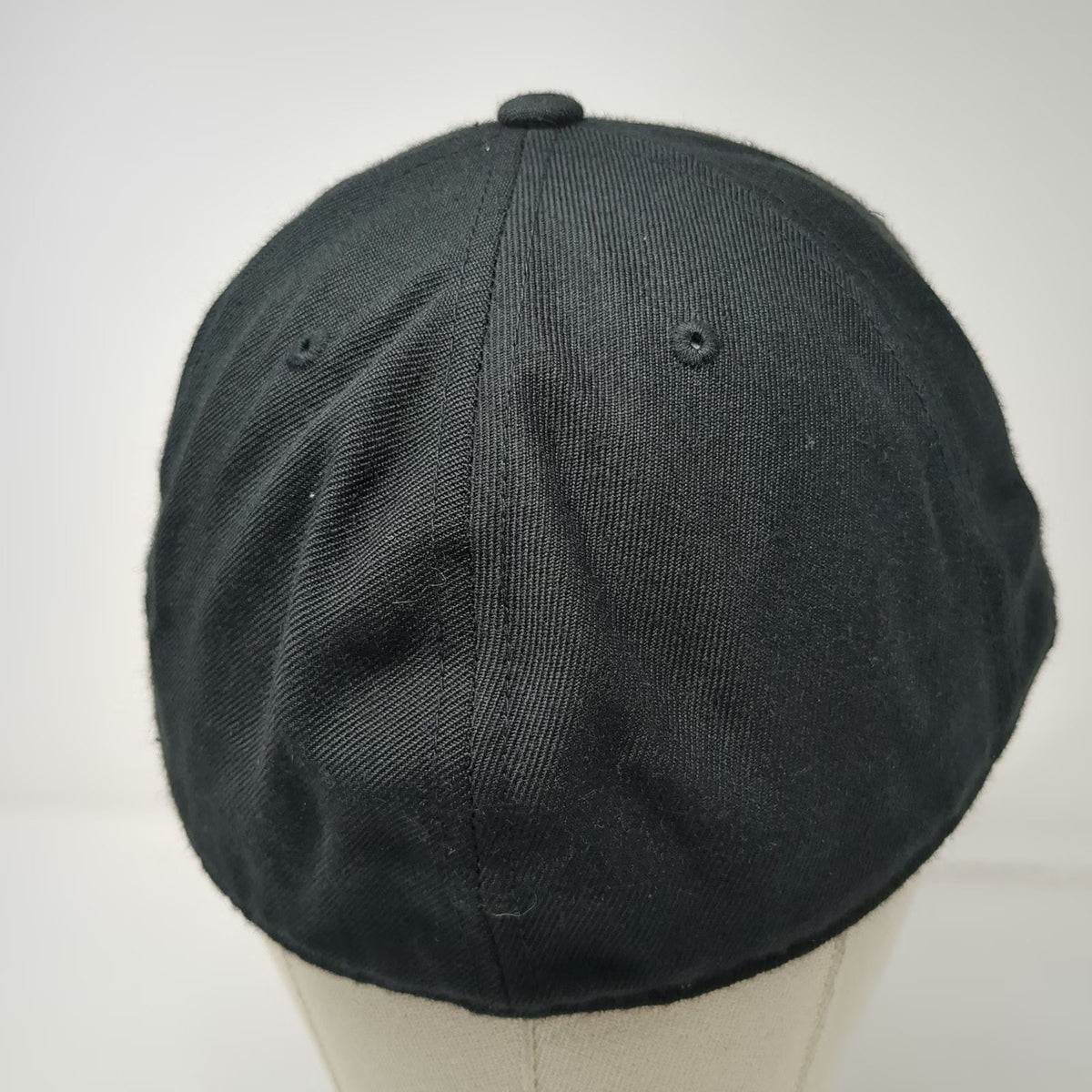 Yupoong Baseball Cap Black 7 1/2 Fitted Embroidered Logo FMF Racing Hat