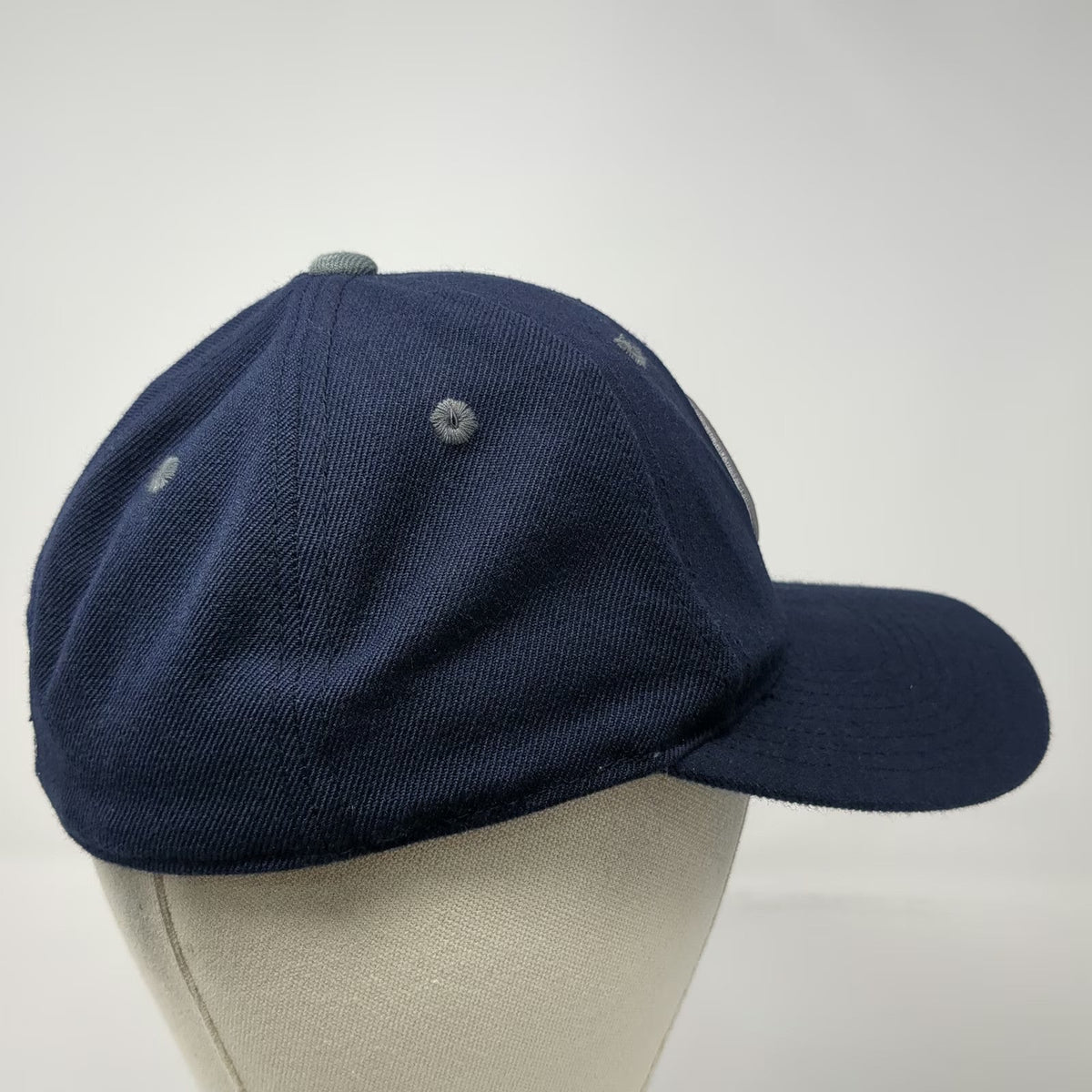 Georgetown Hoyas NCAA Top of the World Blue 7 Fitted Hat Gray G Logo Bulldog Cap