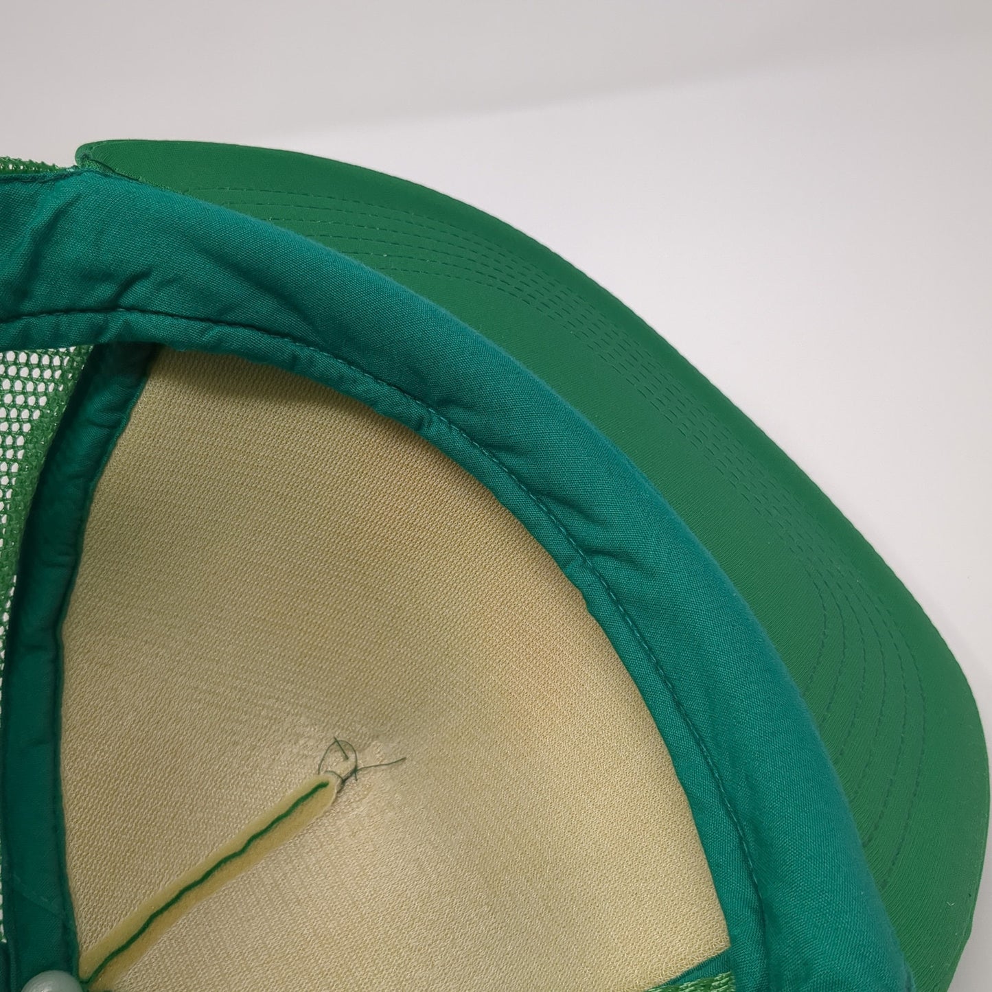 Craig Pipe Snapback Rope Trucker Hat Green One Size Mesh Back Outdoor