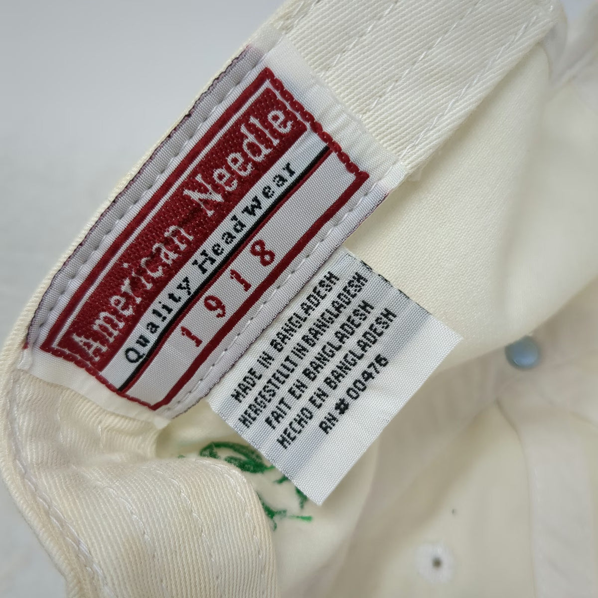 American Needle USA Serbia Davis Cup Tennis Boise Idaho White One Size Strap Hat