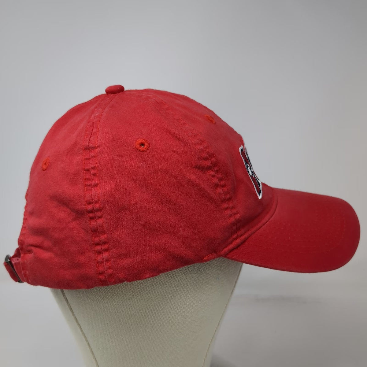 Pacific Headwear Baseball Cap Red One Size Slideback Keystone Embroidered Hat