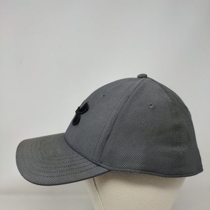 Under Armour Fitted Hat Gray L/XL Classic Fit Embroidered Blitzing 6 Panel