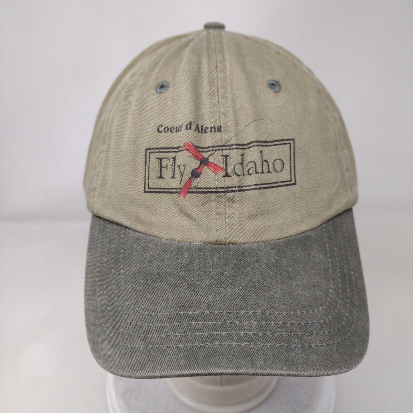 Coeur d' Alene Fly Idaho Slideback Hat Multicolor One Size Adjustable Cameo