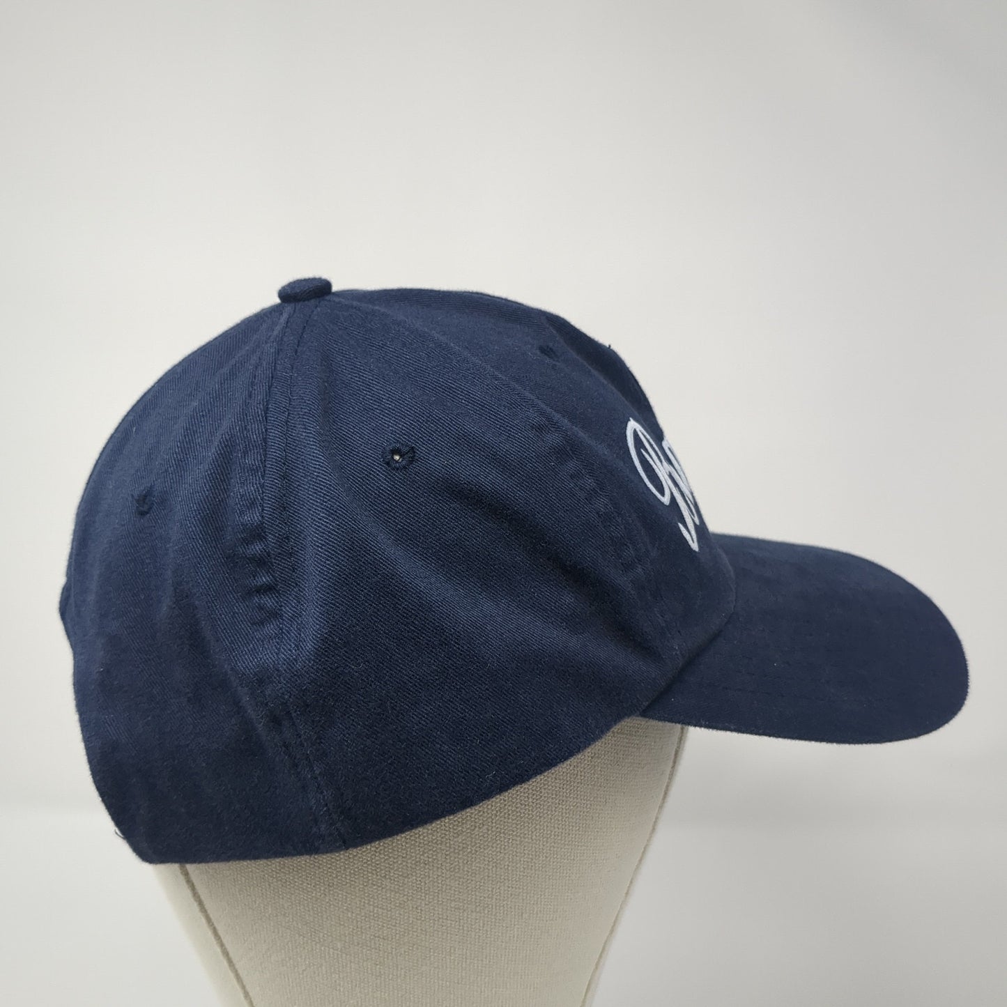 Branson Snapback Hat Blue One Size Adjustable Solid 6 Panel Outdoor