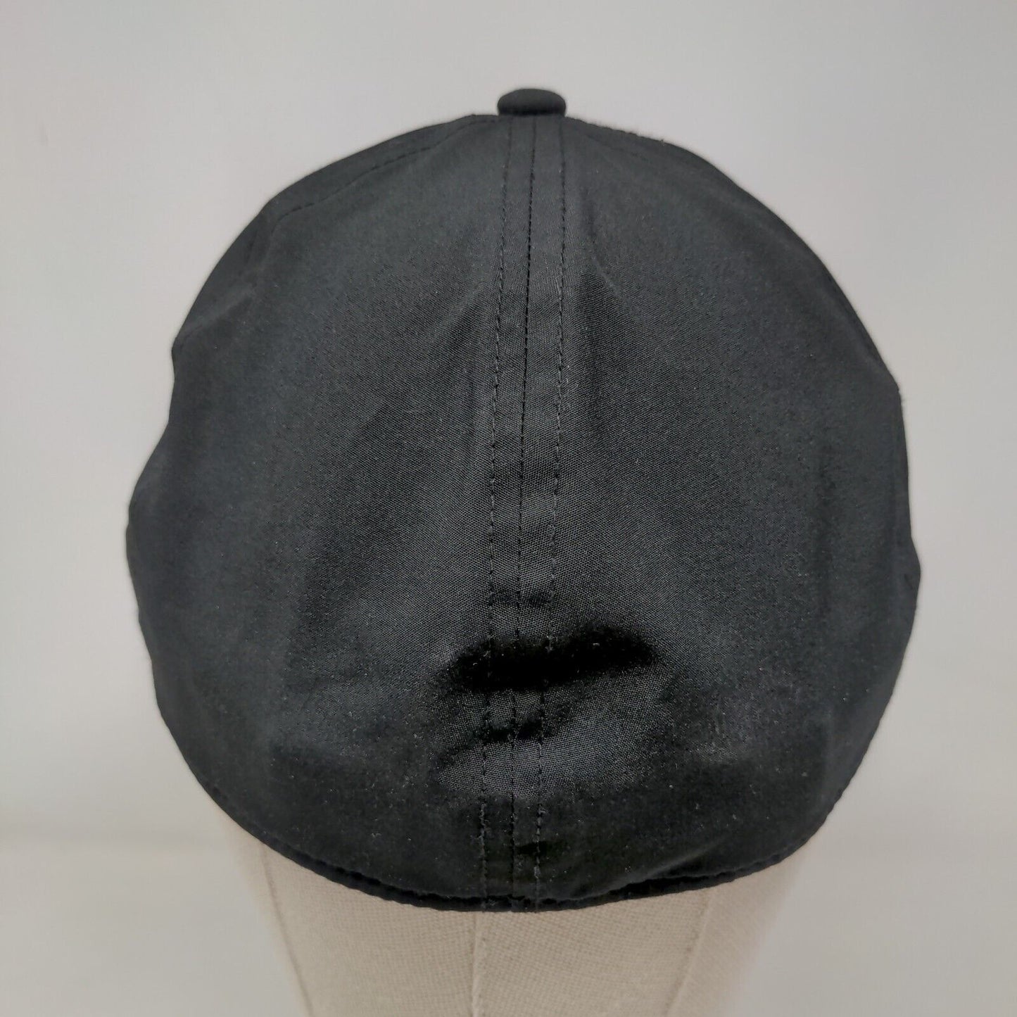 Layer 8 Logo Fitted Hat Black One Size 6 Panel Casual Outdoor