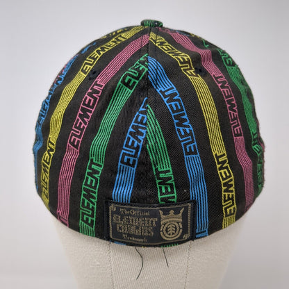 The Official Element Crowns Fitted Hat Multicolor S/M Embroidered Flexfit