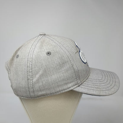 Corona Snapback Hat Gray One Size Embroidered Extra Logo Palm Tree Beer Graphic