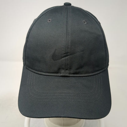Nike Baseball Cap Gray One Size Adjustable Dri-FIT Swoosh Embroidered Hat