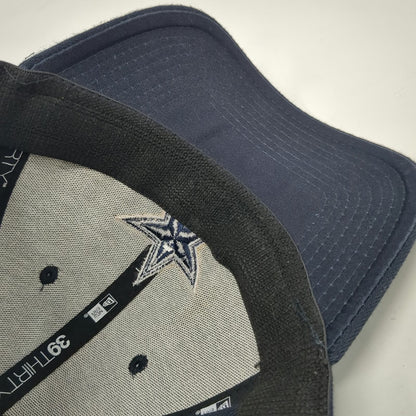 Dallas Cowboys NFL New Era Blue Cap XL Playoffs Patch 39THIRTY Stretch Fit Hat
