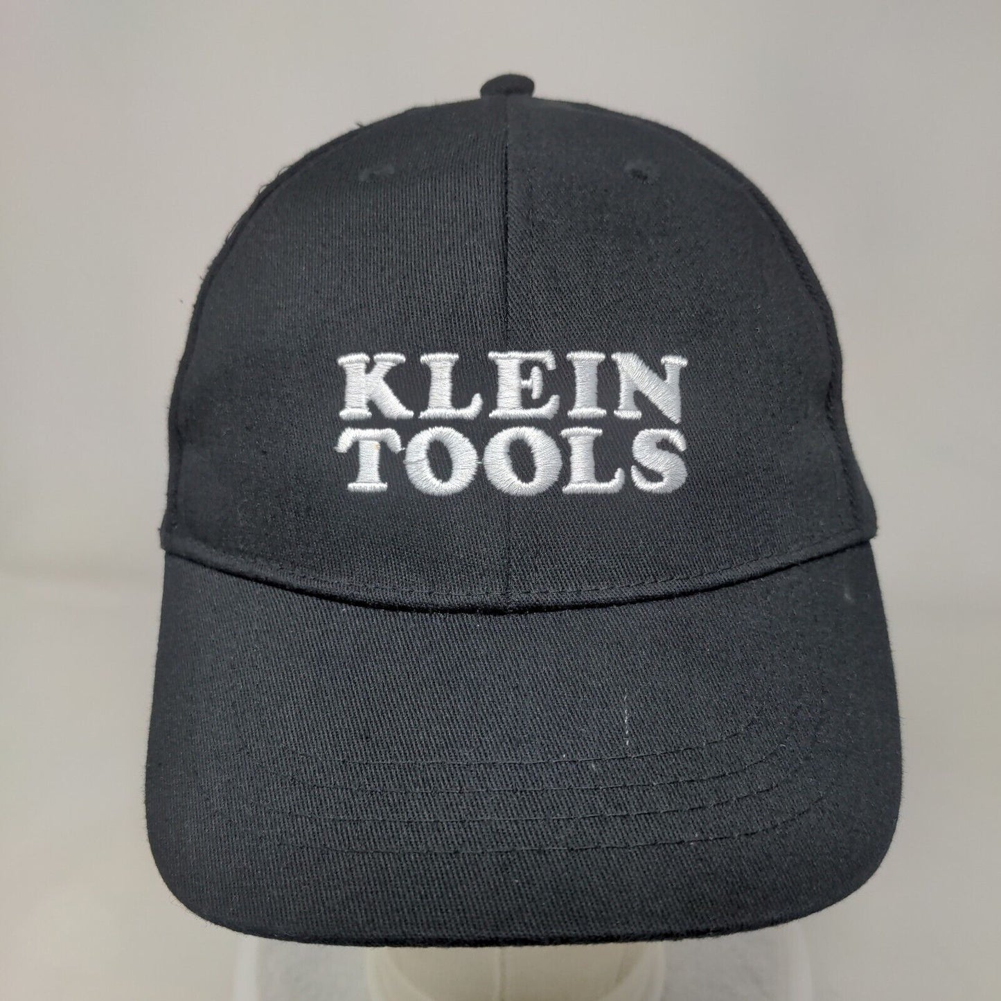 Klein Tools Lowe's Pro Strapback Hat Black OS Adjustable Embroidered 6 Panel