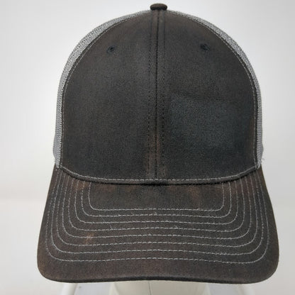 Richardson Trucker Hat Black One Size Mesh Snapback Hendrix Kerite Side Logo
