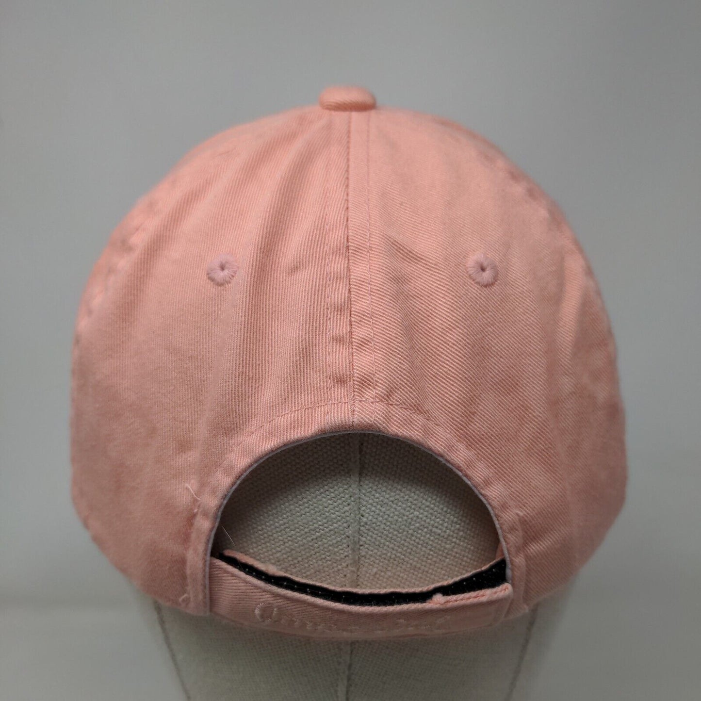 The Links at Divi Aruba Strapback Hat Pink OS Adjustable Embroidered Imperial