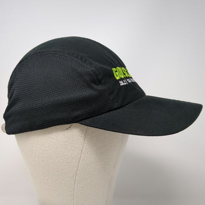 Headsweats Baseball Cap Black OSFM GO! St. Louis Marathon Running Mesh Strapback