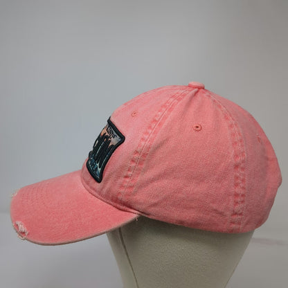 Ron Jon Surf Shop Baseball Cap Pink One Size Beach Sunset Distressed Patch Hat