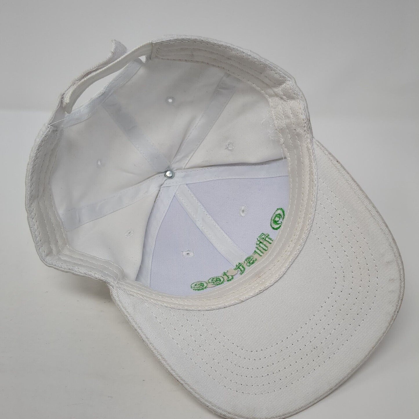 First Tee Idaho Strapback Hat White One Size Adjustable Embroidered