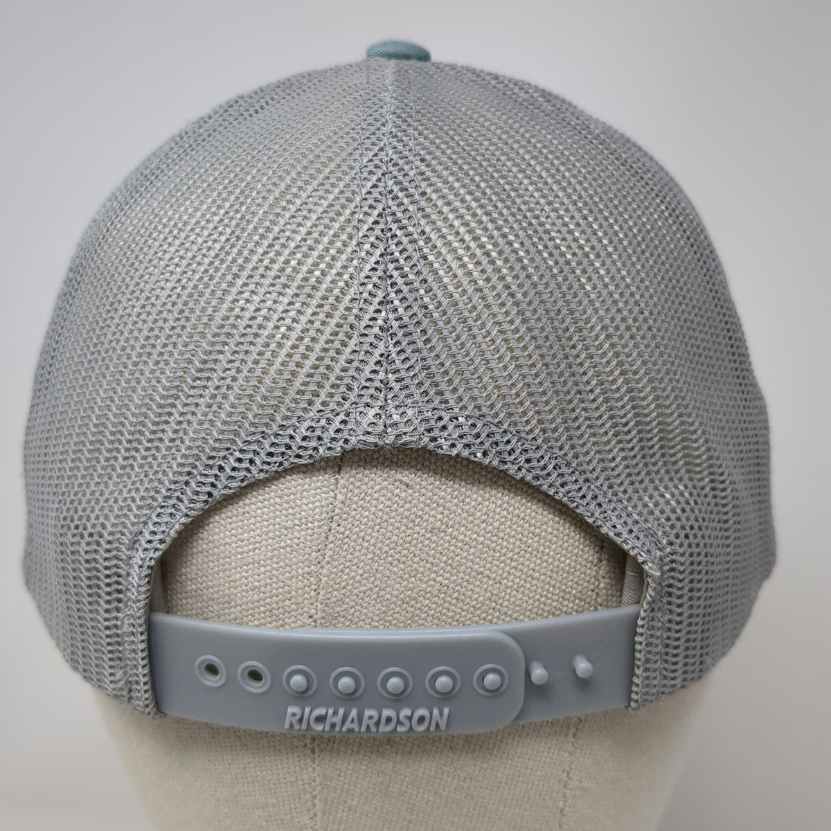 Richardson Trucker Hat Blue S Country Natural Beef Mesh Snapback Patch