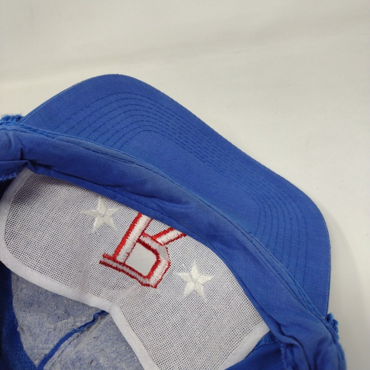Letter R Snapback Rope Hat Blue OSFA Embroidered Stars Richardson