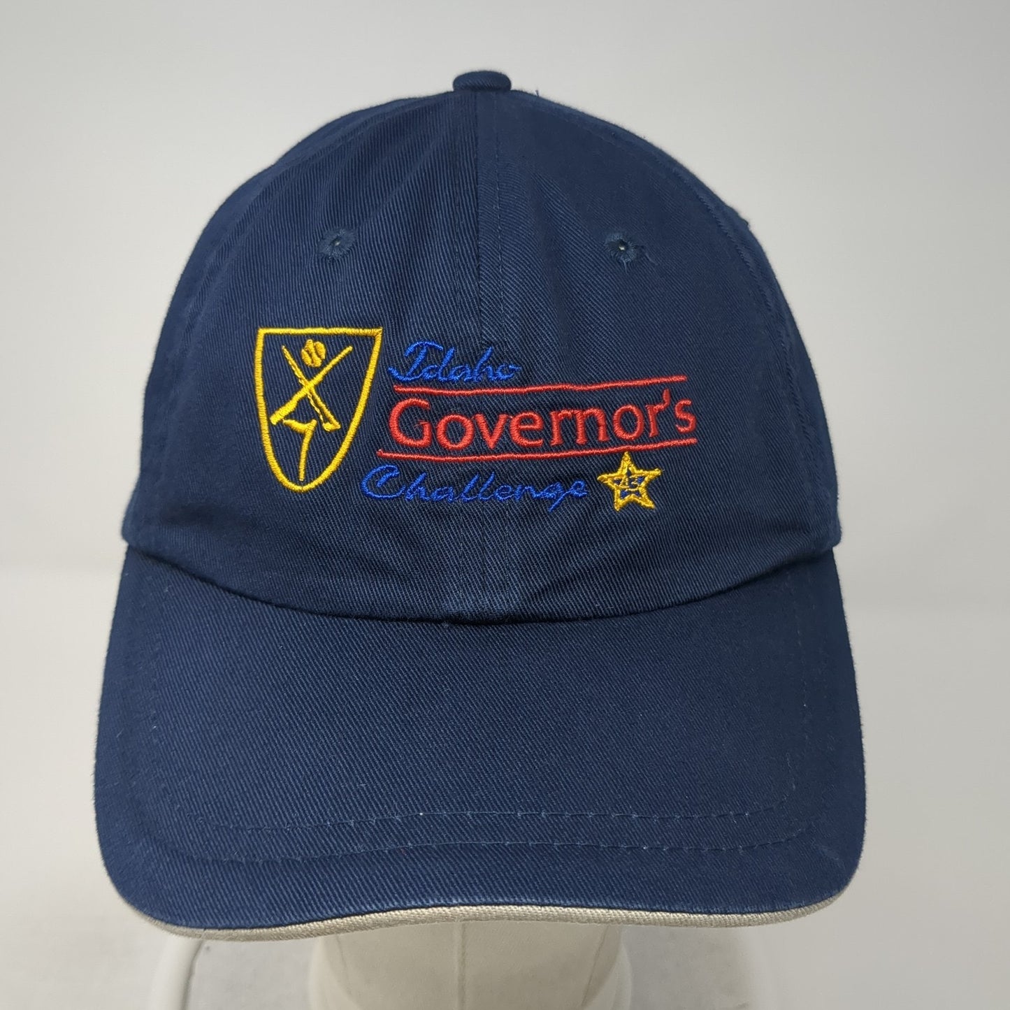 Idaho Governor's Challenge Baseball Cap Blue OS Adjustable Authentic Merkley
