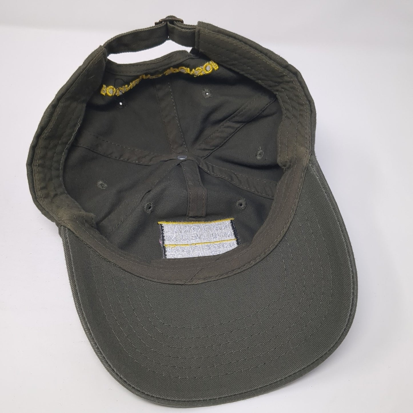 National Museum United States Army Baseball Cap Brown OS Adjustable Embroidered