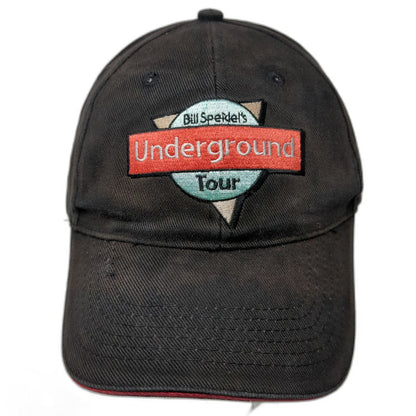 Hats of America Baseball Cap Black Bill Speidel Underground Tour Hat Vintage