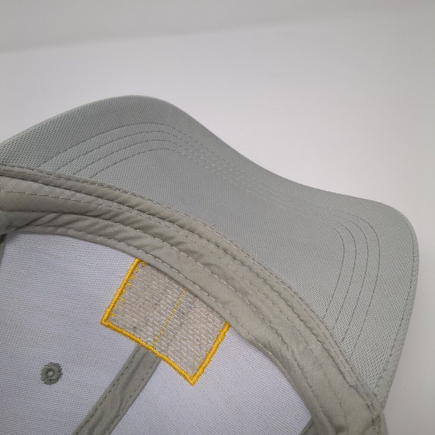 Rhinoceros Strapback Hat Gray Youth One Size Adjustable Solid 6 Panel