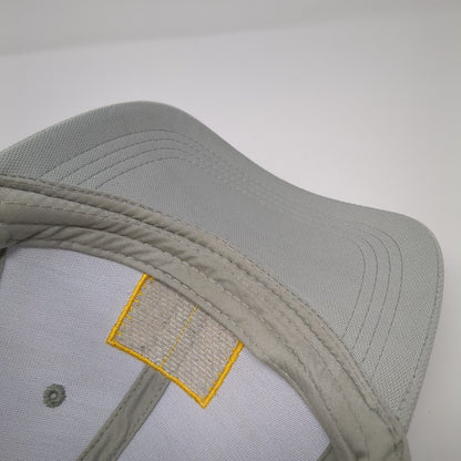 Rhinoceros Strapback Hat Gray Youth One Size Adjustable Solid 6 Panel