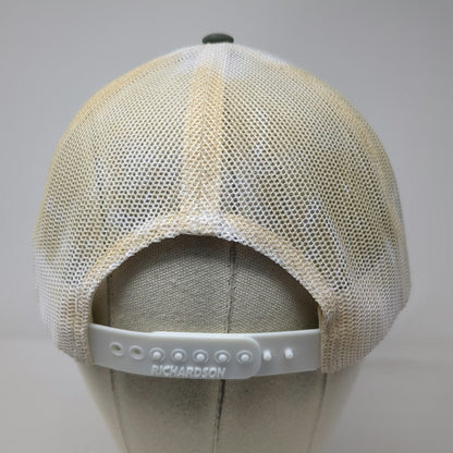 Richardson Trucker Hat Gray One Size TF Water Department Logo Snapback Mesh Cap
